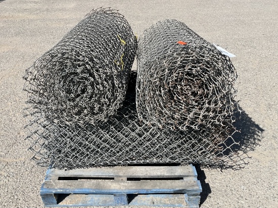 (4) Rolls of Chain Link Fencing -Aprx 48" x 90FT-A