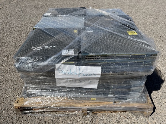School Surplus- Aprx(55) Network Switch / Servers