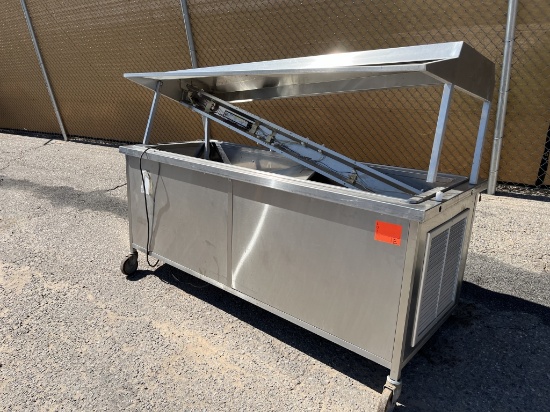 Atlas Metal Refrigerated Food Serving Cart -E