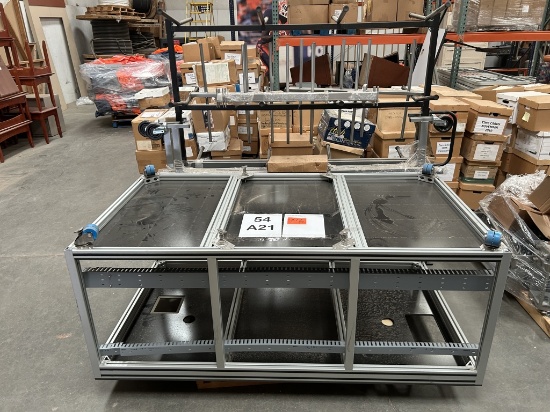 College Surplus- Work Table, Folding Chair Racks
