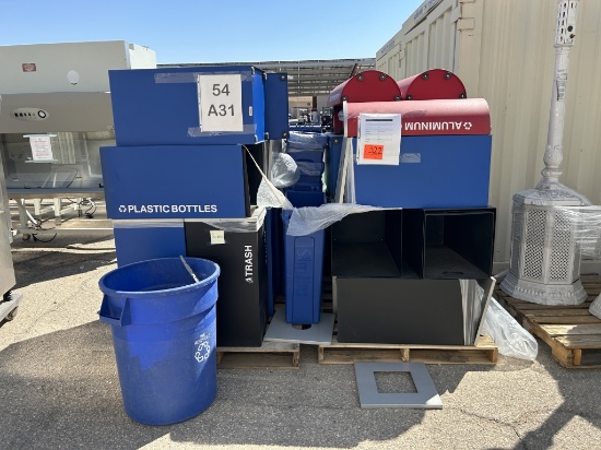 College Surplus- Outdoor Trash / Recycle Items