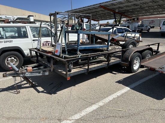 College Surplus- 12FT Utility Trailer w/More Items