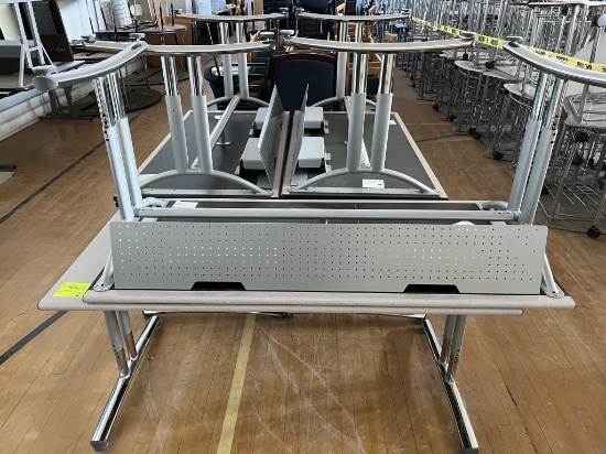 School Surplus- Aprx(6)pcs Computer Tables