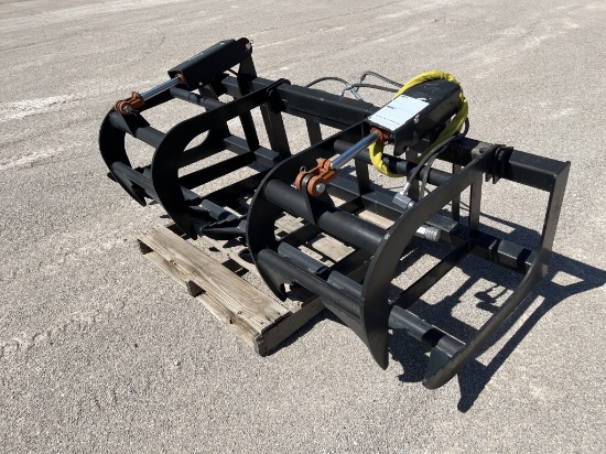 UNUSED Skid-Steer 78" Hydraulic Grapple