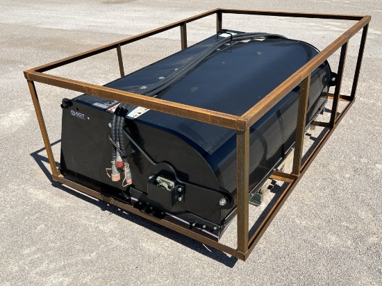 UNUSED Skid-Steer 72" Hydraulic Box Sweeper