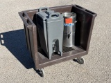 School Surplus- BRN Cambro Tray Cart, Dispensers