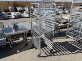 School Surplus- Rolling Kitchen Sheet Pan Rack