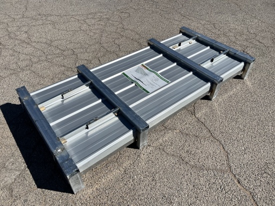 UNUSED (100)pc 7FT Galvanized Steel Panels