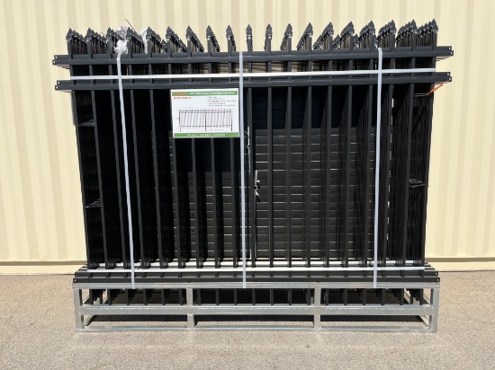 UNUSED (22)pcs Galvanized Steel 8FT x 6FT Fencing