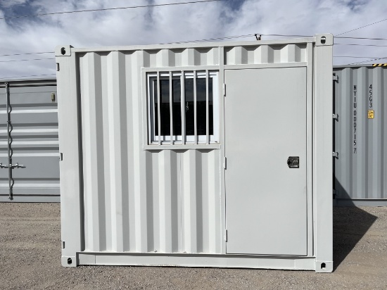 2024 10FT Storage Container w/Locking Doors,Window
