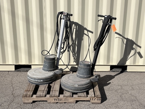 School Surplus- (2)pcs Floor Cleaning Machines