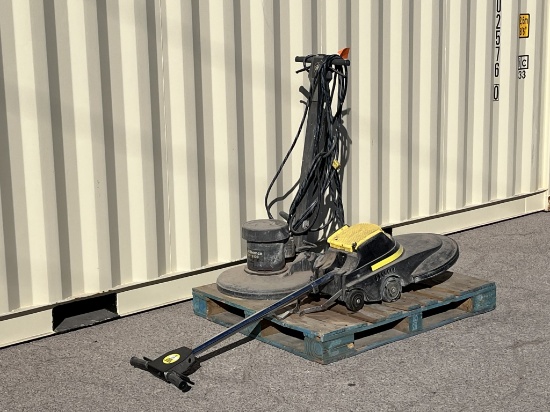 School Surplus- (2)pcs Floor Cleaning Machines