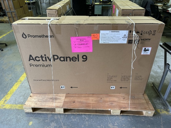 School Surplus-(2)Active Panel Commercial Displays