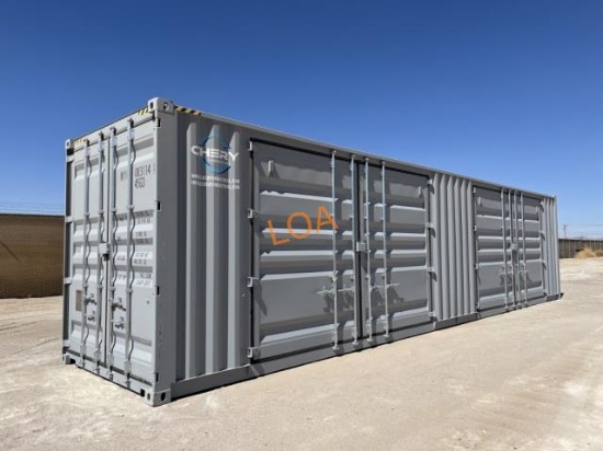 2024 40FT Shipping Container w/2Double Side Doors