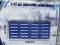 UNUSED 7FT Blue Work Bench w/ 20 Drawers