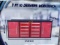 UNUSED 7FT Red Work Bench w/ 10 Drawers,2 Cabinets