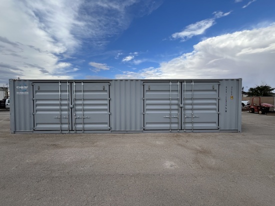 2024 40FT Shipping Container w/2Double Side Doors