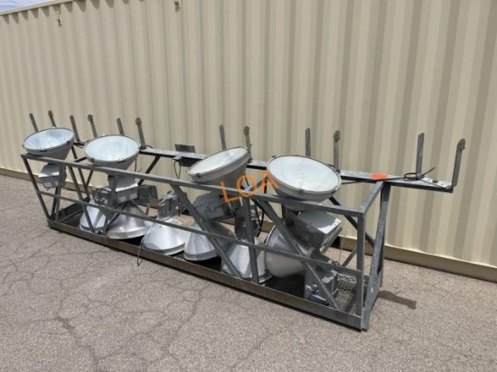 School Surplus -Stadium Light Stands,1500Watts- D