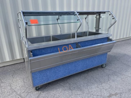 Rolling Food / Drink Serving Cart -C