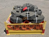 UNUSED (30) Construction Cones, Steel Mesh Pallet