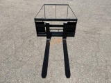 UNUSED Skid-Steer Pallet Fork Attachment,49