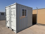 2025 9FT Container Office w/ Locking Doors,Window