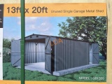 UNUSED 13FT x 20FT Steel Garage Shed