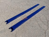 UNUSED 10FT 6600LB Steel Lifting Fork Extensions