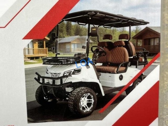 2026 NEW 60V Electric Off-Road Golf Cart - White