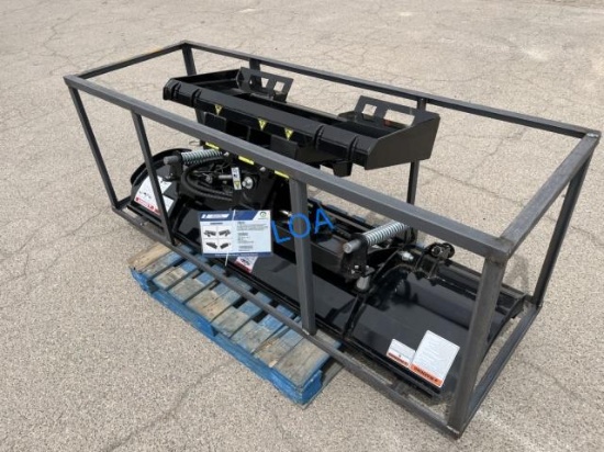 UNUSED Skid-Steer Hydraulic 84" Angle Blade
