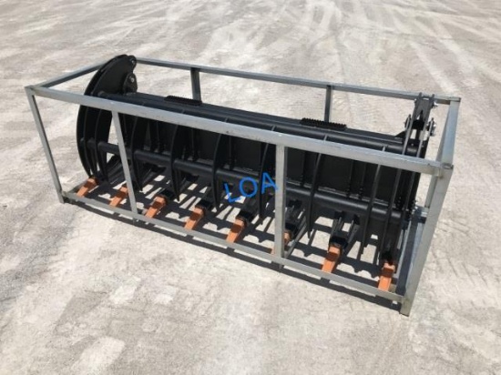 UNUSED Skid-Steer Hydraulic 78" Grapple Bucket
