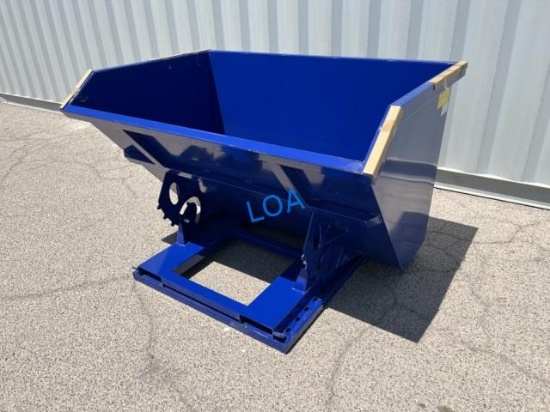 NEW 1.5 cuyd Forklift / Skid-Steer Dumping Hopper