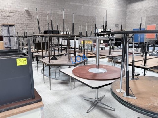 School Surplus- Aprx(26)pcs Row of Tables