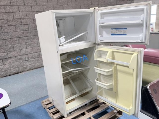 School Surplus- Whirlpool Refrigerator / Freezer