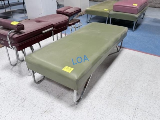 School Surplus- Green Big Massage Bench