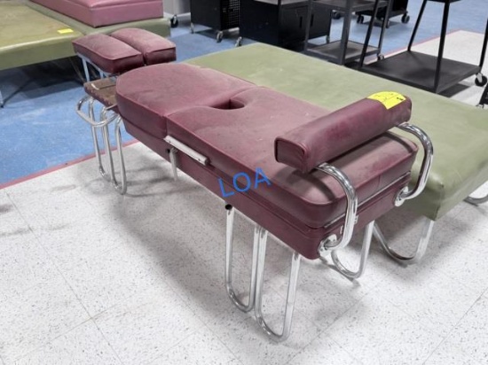 School Surplus- Maroon Massage Table