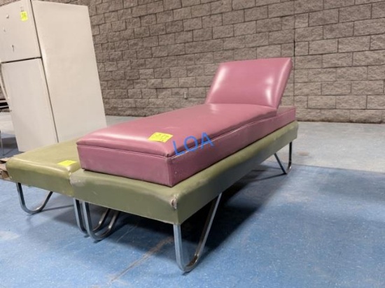 School Surplus- (2)pcs Pink / Green Massage Bench