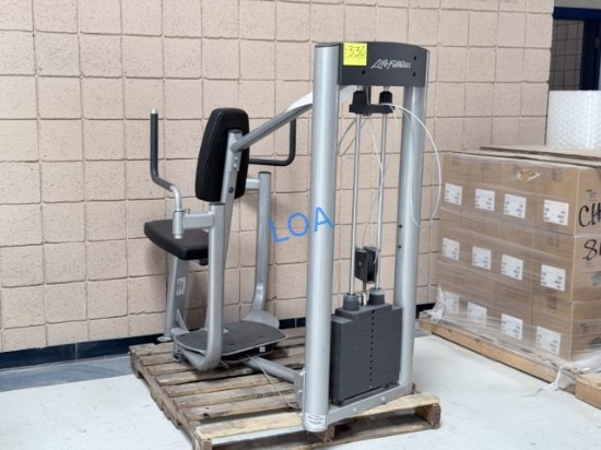 School Surplus- Life Fitness Chest Fly Machine