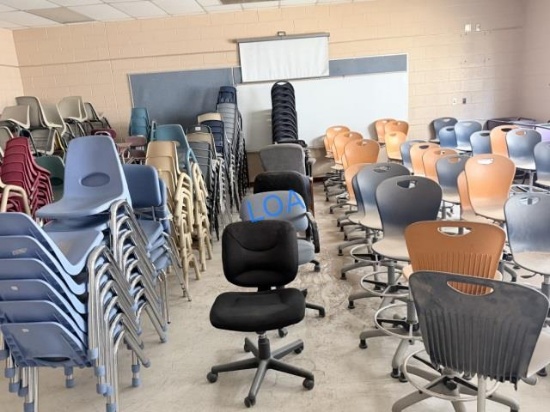 School Surplus- Room of Student Chairs