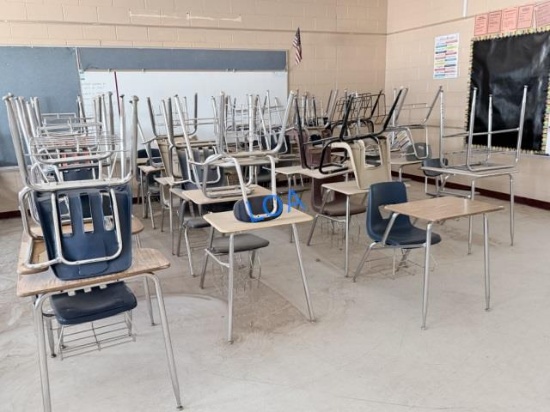 School Surplus- Room of Student Desk/Chairs
