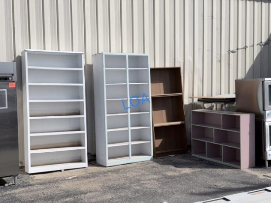 School Surplus- (4)pcs Wall Shelves