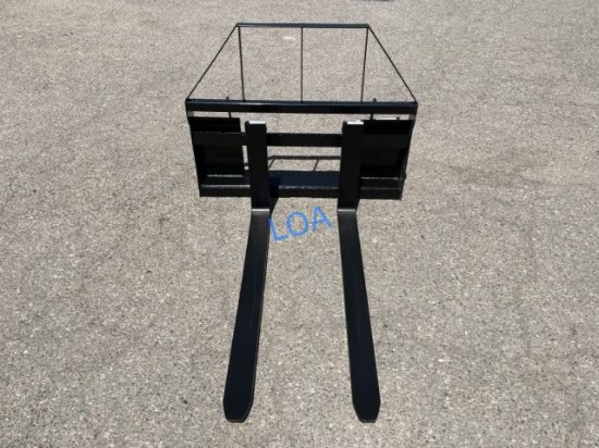 UNUSED Skid-Steer Lifting Fork Attachment,49" Fork