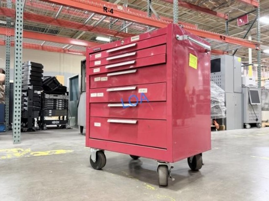 College Surplus- Red Kennedy Rolling Shop Tool Box