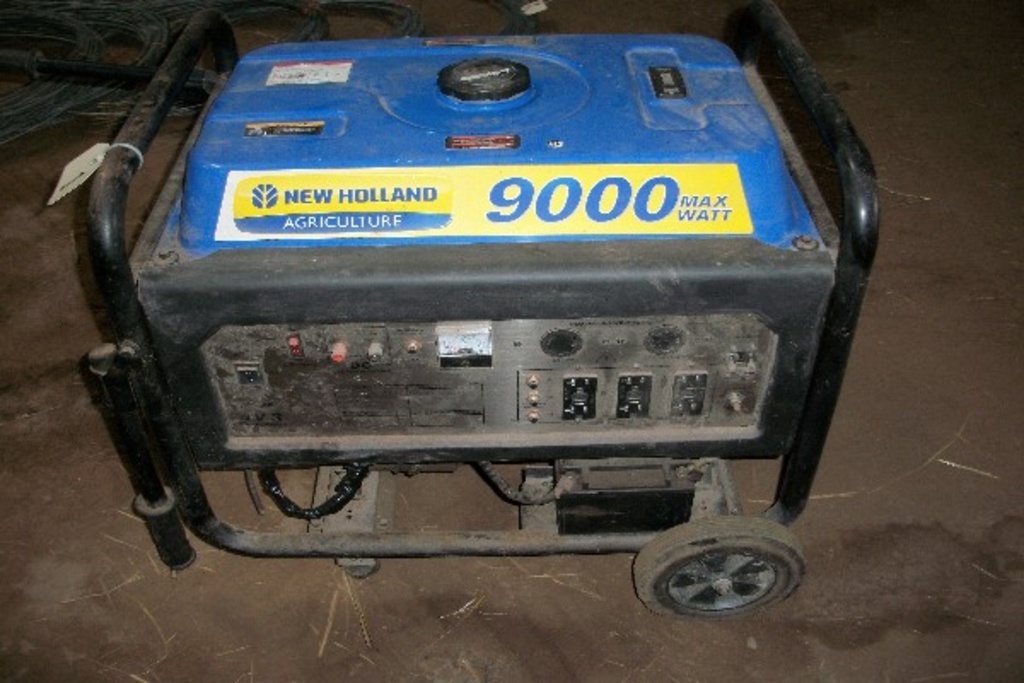 New Holland 9000 watt Generator | Farm Equipment & Machinery Farm Parts &  Accessories | Online Auctions | Proxibid