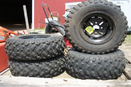 (4) 25x10-12  ATV Tires