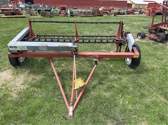 H & S Pto 8ft Tedder
