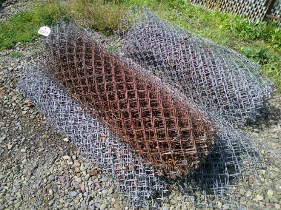 4 ROLLS CHAIN LINK FENCE