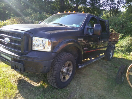 FORD F-350 TRUCK 2007 - LARIAT SUPER DUTY POWER STROKE DIESEL 8 CYL