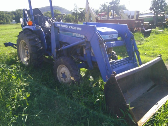 Ford 1710 4wd Compact Tractor Loader Backhoe