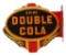 Drink Double Cola Tin Flange Sign